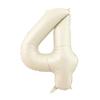 32/40Inch Cream Color Number Balloons 1-9 Large Digital Foil Helium Ball Girl Kids Adult Happy Birthday Party Decoration Wedding
