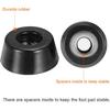 PATIKIL Cutting Board Feet, 12 Pack Round Rubber Feet Bumpers Non Slip Bumper Pads with Stainless Steel Screws for Furniture Chairs Desks Electronics