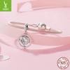 A Family Of Three Pendants Cross-Border E-Commerce 925 Silver Love String Beads Diy Bracelet Accessories Mother'S Day