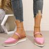 Women Sandals 2024 New Summer Trend Fashion Elegant Sandals Platform Wedges Baotou Comfortable Sandals Women Shoes for Women