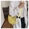 New Foreign Style Commuting Texture Nylon Cloth Dumpling Bag Simple Temperament Fashionable Shoulder Messenger Bag