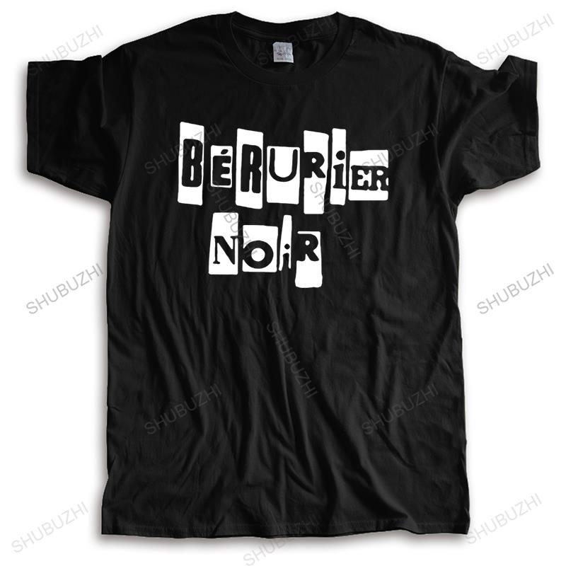 

New cotton tees fashion t-shirt Men o-neck summer tshirt berurier noir unisex tee-shirt women loose cool top printing tees L