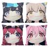 Anime Blue Archive Kawaii Girl Cushion Cover Pattern Printed Pillowcase for Living Room Sofa Cushion Cover & Bedroom Decor
