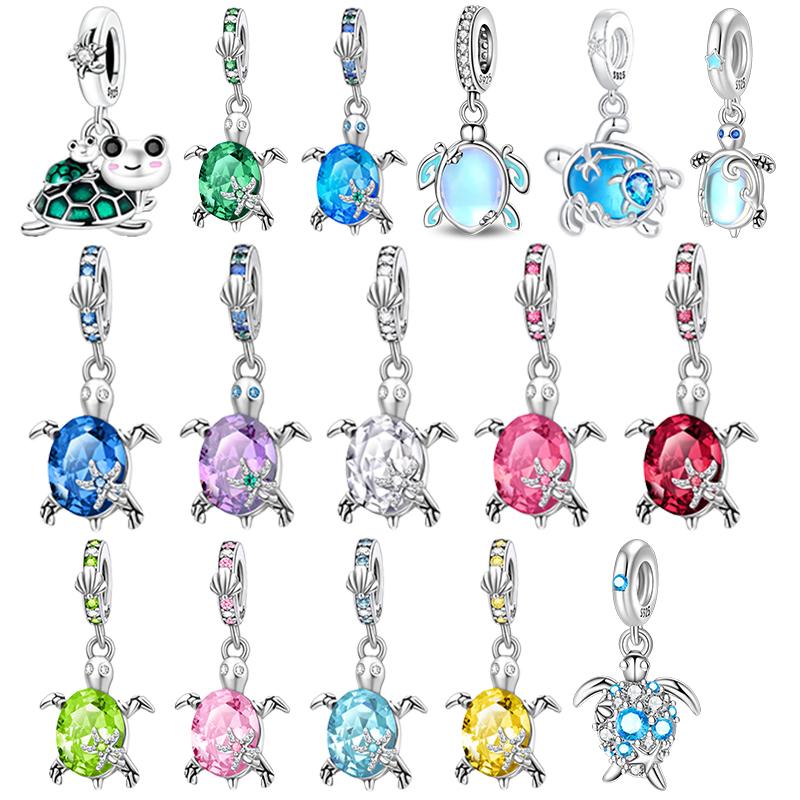 Kupfer Schildkrötenanhänger Eltern Kind Anhänger Passen Original Armband Schmuck DIY Markierung Geschenk