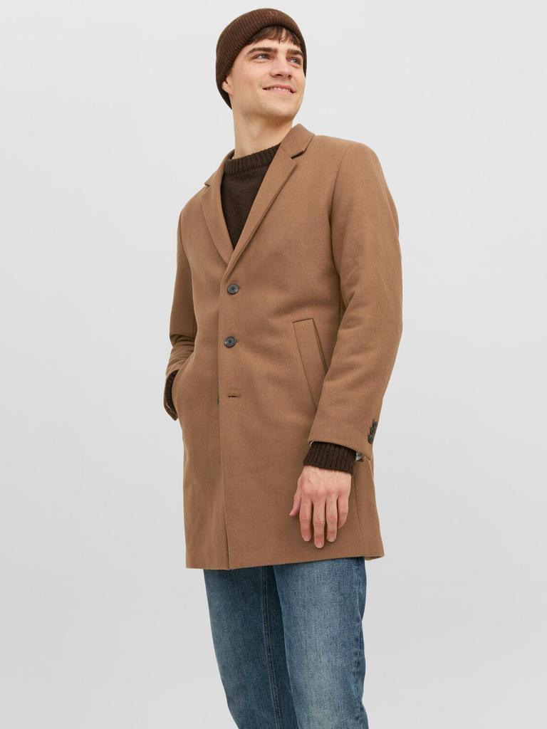 Зимняя куртка Jack & Jones Jjemorrison Wool Coat SN (12239008) Jjeharrison (12263845) khaki