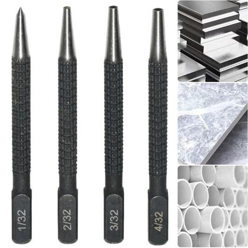 Non-Slip Center Punch Metal Wood Marking Drilling Tool High Hardness Carbon Steel Automatic Punch For Wood Drilling Tools