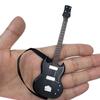 Miniature Guitar Model For Dollhouse 1/12 Scale High Detail Plastic Music Instrument Figurine Dollhouse Decoration