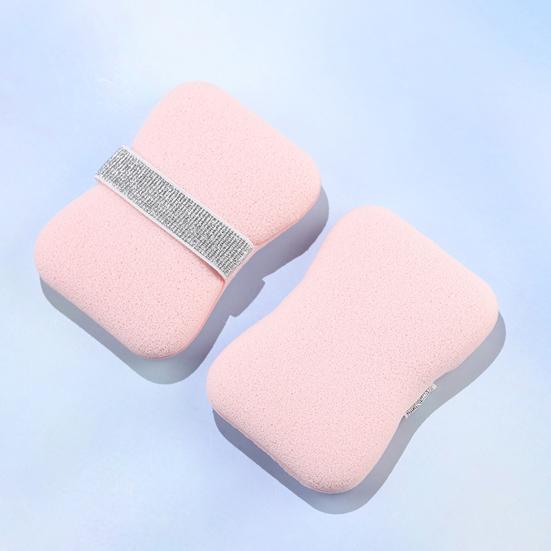 1/2Pcs Bathing Sponge Soap-Saving Bags Rich Foam Soft Skin Delicate Texture Sponge Foaming Effect Sponge