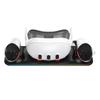 Kabellose Ladestation Ladedock für Meta / Oculus Quest 3 VR Zubehör-Kit Blaues Licht Schnellladebasis Ladegerät Adapter