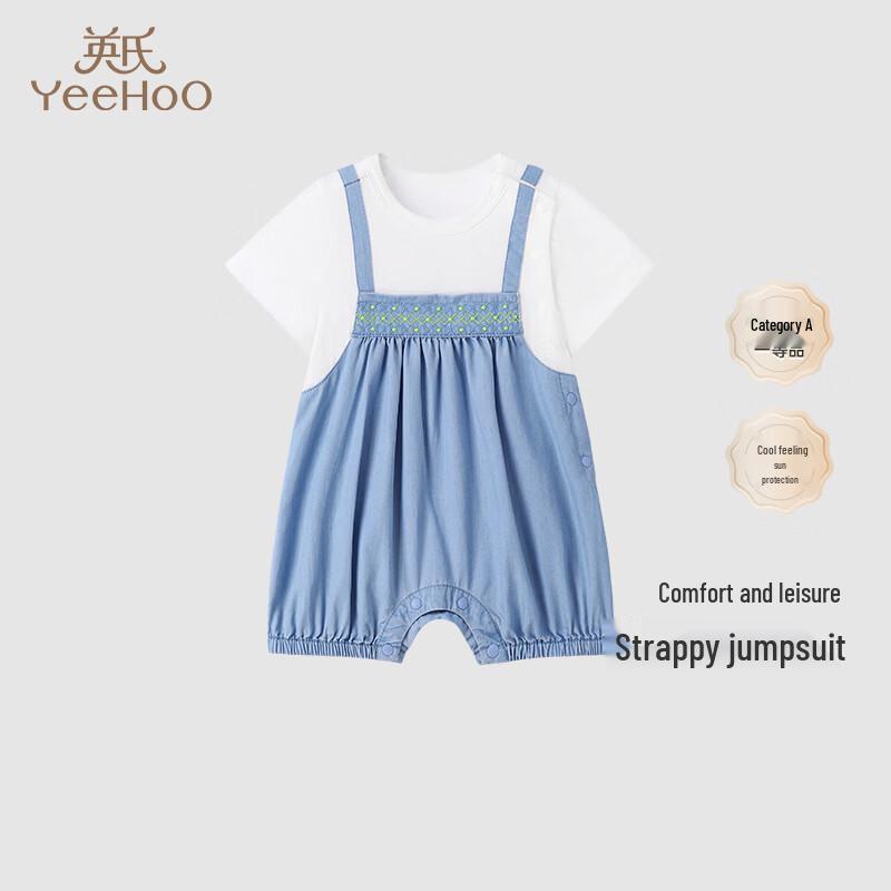 YEEHOO Baby Girl Short Sleeve Bodysuit 73
