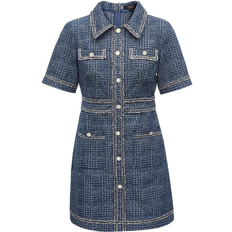 

VEROMODA Elegant A-Line Denim Dress XS