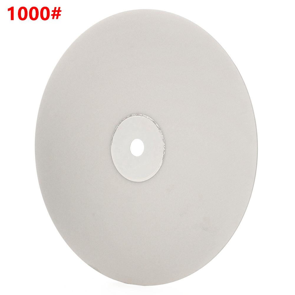 8 Inchs/200mm Emery Coated Lapping Disc Grit 60-3000 1/2" Hole Flat Lap Wheel Abrasive Grinding Disc For Gemstone/Jewelry/Rock