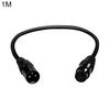 0.5/1/3/2m XLR 3 Pin Male to 5 Pin Female DMX Converter Adapter Cord Wire Cable