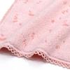 Chiikawa Towel Grass 27108001 25cm W X 25cm H Women's Handkerchief, Pattern, (27108001A), Pink, Approx.