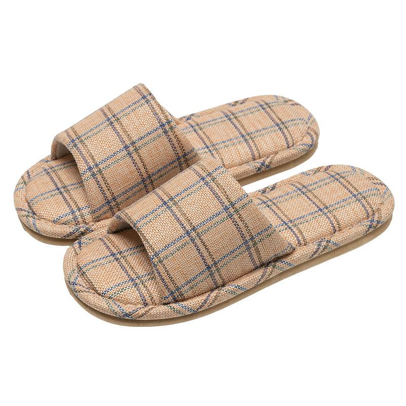 Linen Shoes, Indoor Home Anti-slip Slippers, Cloth Shoes