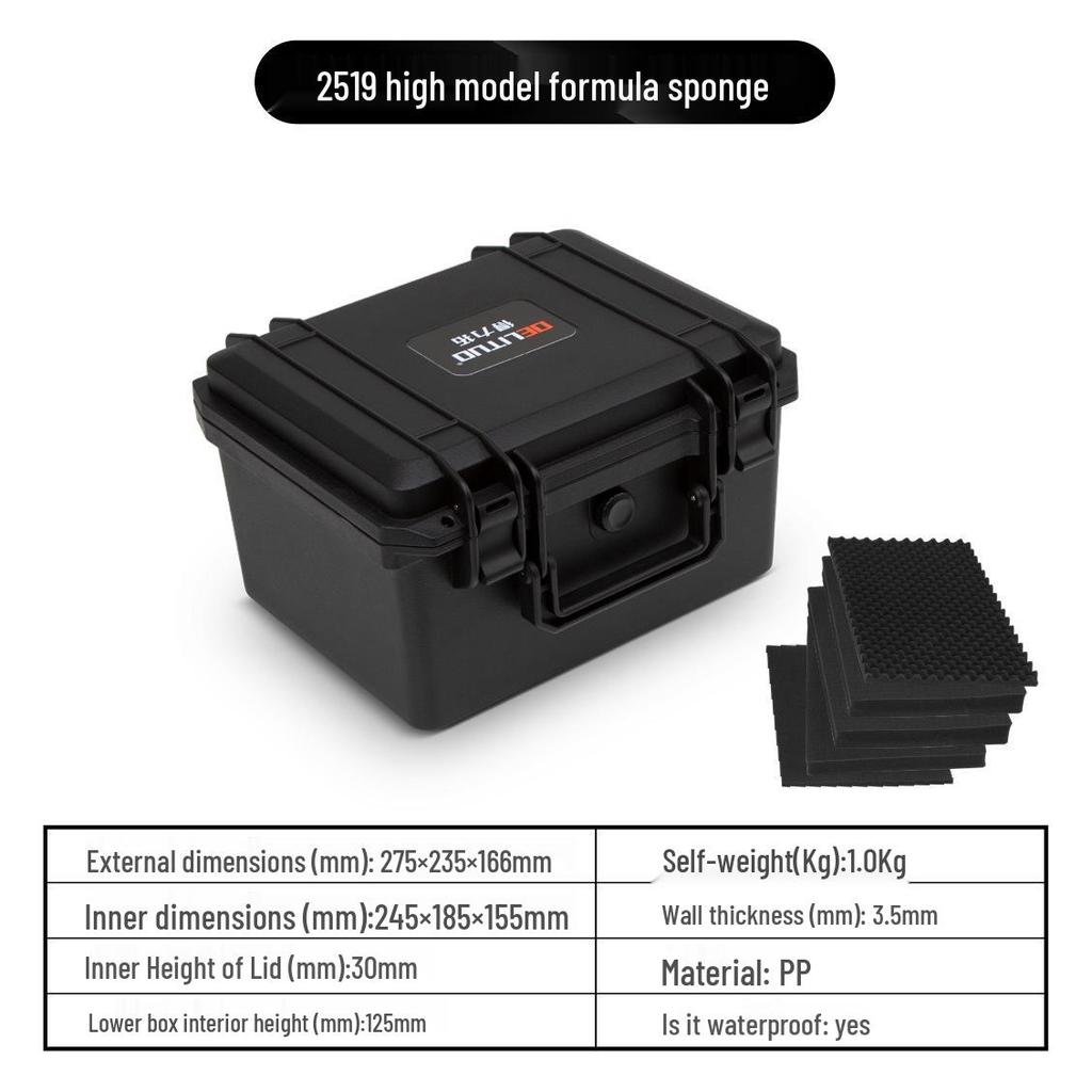 קופסת הגנה מפלסטיק עמידה למים ועמידה בפני זעזועים למצלמה וציוד