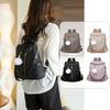 Mochila Elegante para Mujer Mochila de Gran Capacidad Nailon Resistente al Agua y Múltiples Bolsillos Mochila Moderna para Escuela, Viaje, Uso Diario