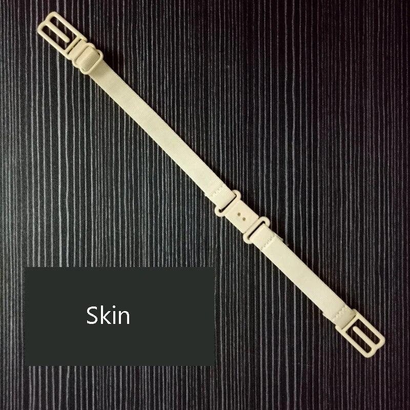 

1 шт. обновленный противоскользящий бюстгальтер на бретелях для женщин, женские регулируемые аксессуары, держатель ремня с зажимами сзади, полиэстер, новый эластичный 1PC телесный