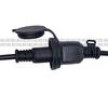 SIBLING Extension Cord Extension Cable Distribution Cord Outdoor 3 Branch 3 Distribution 3 Port Cable PSE Certified Rainproof Cap 1200W (3M)