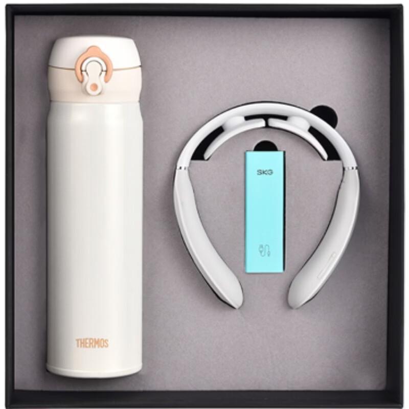 Thermos JNL502 Insulated Cup & SKG K3 Massager Bundle