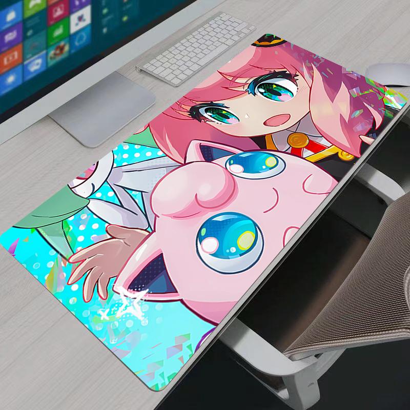 Mouse Pad Kawaii Pokemon Pikachu Gaming Accessories PC Computer Keyboard Durable Gamer Desk Mat Alfombrilla Xxl Mousepad