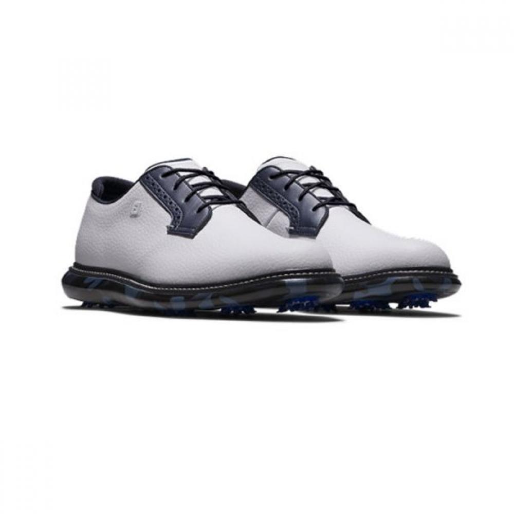 Footjoy Tradition Blucher White Navy Camo 57956