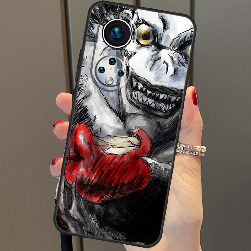 

Японское аниме «Тетрадь смерти» для Huawei P20 P30 P40 Lite Pro P Smart 2019 Nova 9 5T, чехол для телефона Honor 50 8X 9X 10i Honor 50 Lite