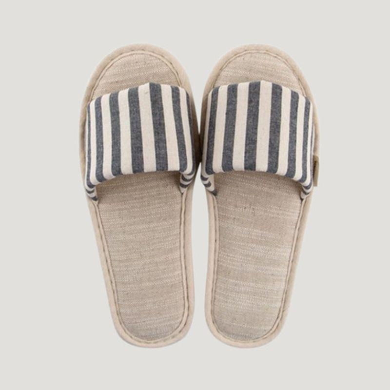 Sosomoso Line Living Room Slippers 2 Colors
