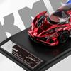 Simulation 1/32 Apollo EVO Sportwagen Modell Diecast Kinderspielzeug Fahrzeug Sound und Licht Rückzug Legierung Miniatur Voiture
