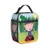 Borse Termiche per Pranzo Cartoon Ben e Holly Piccolo Regno Contenitore Pranzo ad Alta Capacità Borsa Termica Borsa da Pranzo Bento Pouch