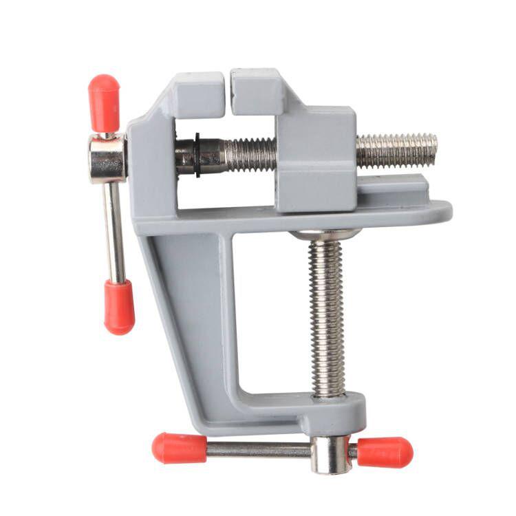 Mini Aluminum Alloy Bench Vise for DIY Projects – Compact, Adjustable, Flat Jaw Pliers