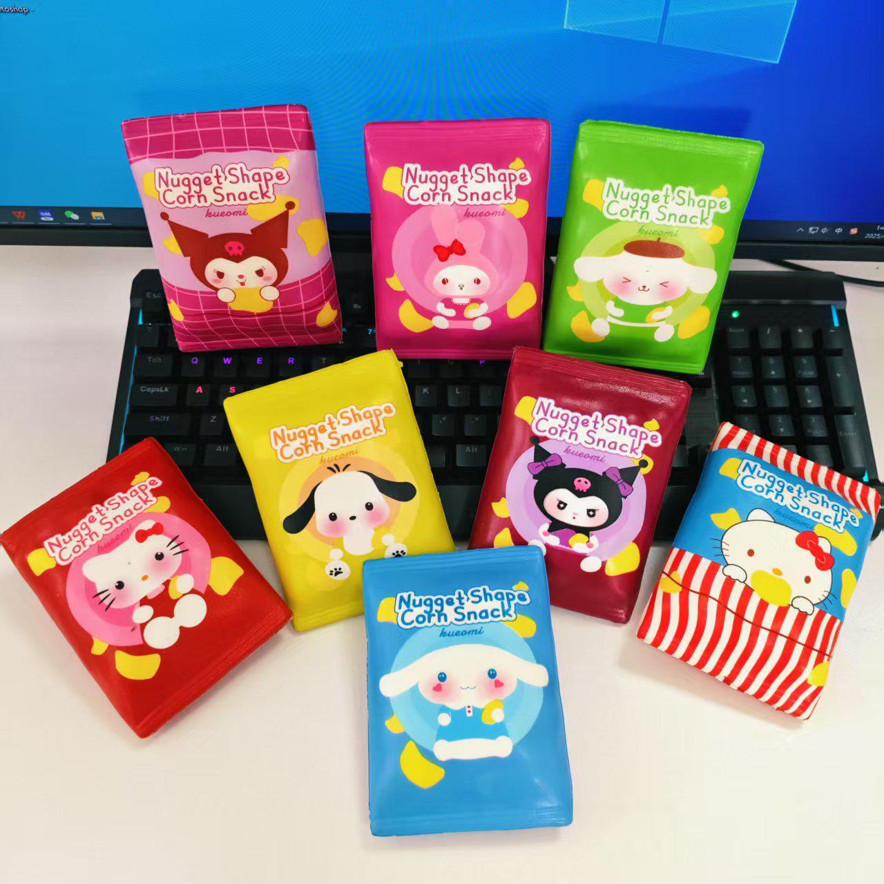 

Sanrio Snack Squeeze Toy - Slow Rebound Food Simulation Series Net Bag (Order in multiples of 8)