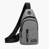 2025 New Men's Oxford Chest Bag Multi-functional Sports Outdoor Crossbody Bag Leisure Headset Shoulder Bag