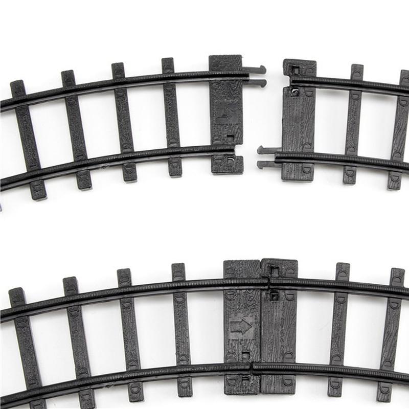 Christmas Tree Decor Train Track Frame Railway Car Sound Light Rail Car Festival Gifts Christmas Train Electric Toy Random Color