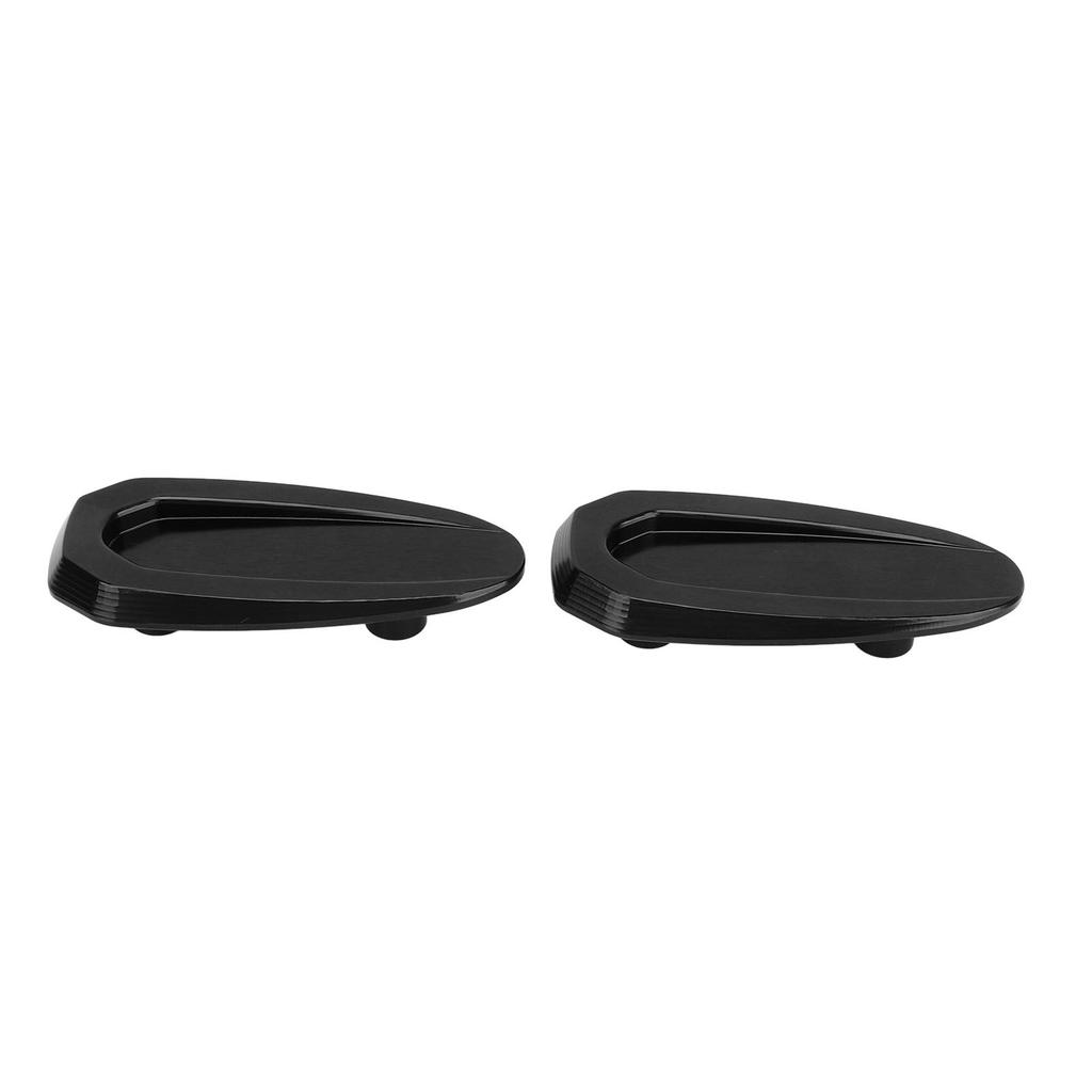 2Pcs Mirror Base Cover Aluminum Alloy Water Resistant Windshield Mirror Hole Cover for S1000RR 2019 to 2023 Black