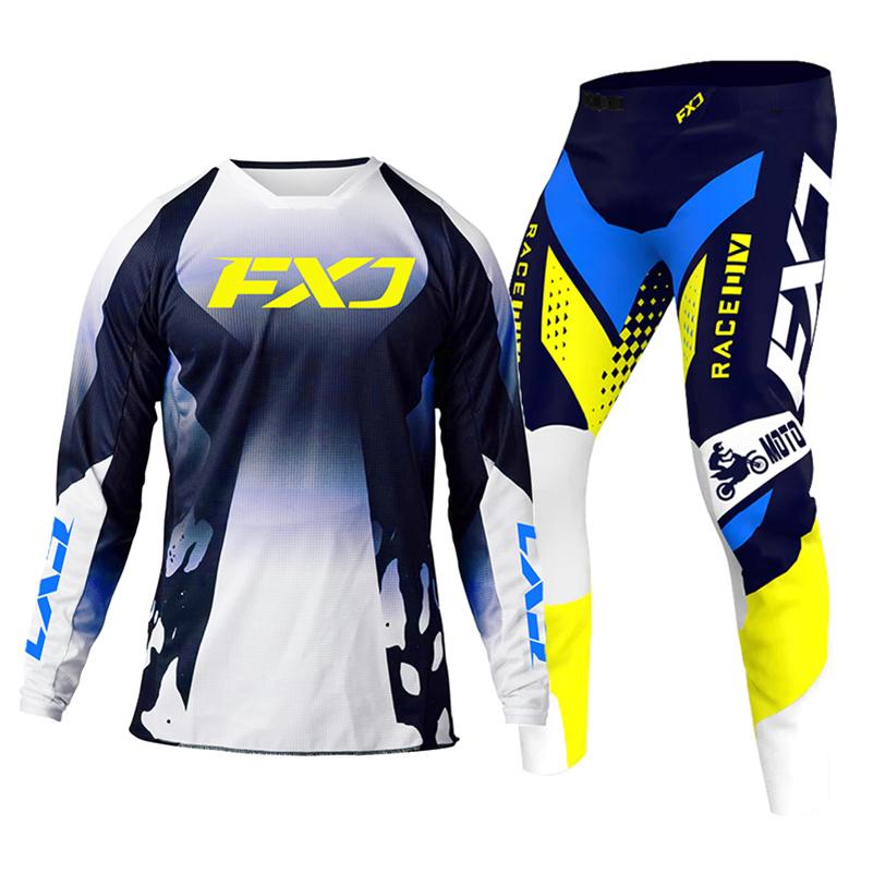 Zestaw motocrossowy dla dzieci 4 5 6 7 8 9 10 11 12 13 lat Młodzież Dziecko Motocykl Chłopiec Dziewczynka Jersey Spodnie Zestawy kombinezon wyścigowy Off-road Enduro MX MTB