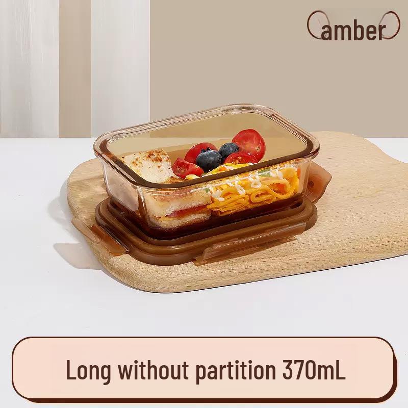 Mikrowellengeeignete Lunchschüssel aus Borosilikatglas mit Deckel