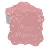 Inkdotpot Real Gold Foil Bracket Shape Paper Hang Tags Happy Birthday Favor Tags Pack Of