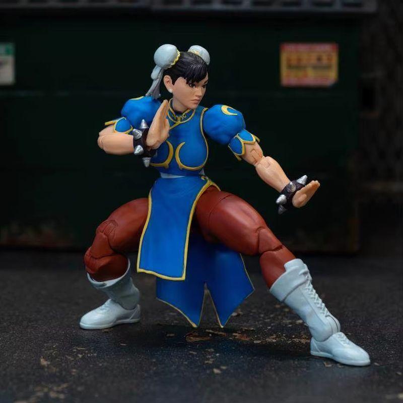 Toys Authentic Street Fighter Chun-Li 6-Inch 1/12 Scale Articulated Action Figure Collectible Model For Collection