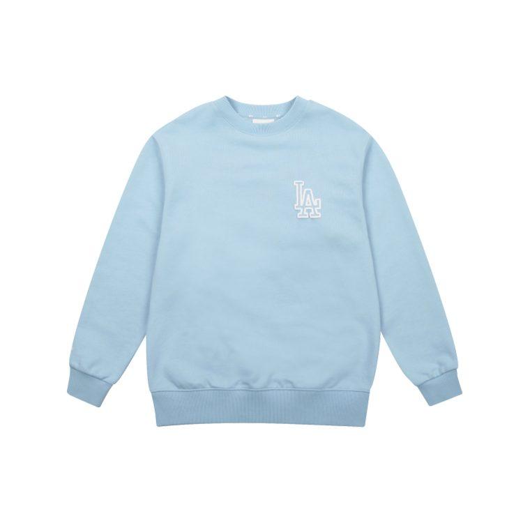 MLB Sweatshirts Unisex Light Blue Crew Neck Moderate Regular 31MT01041-07S