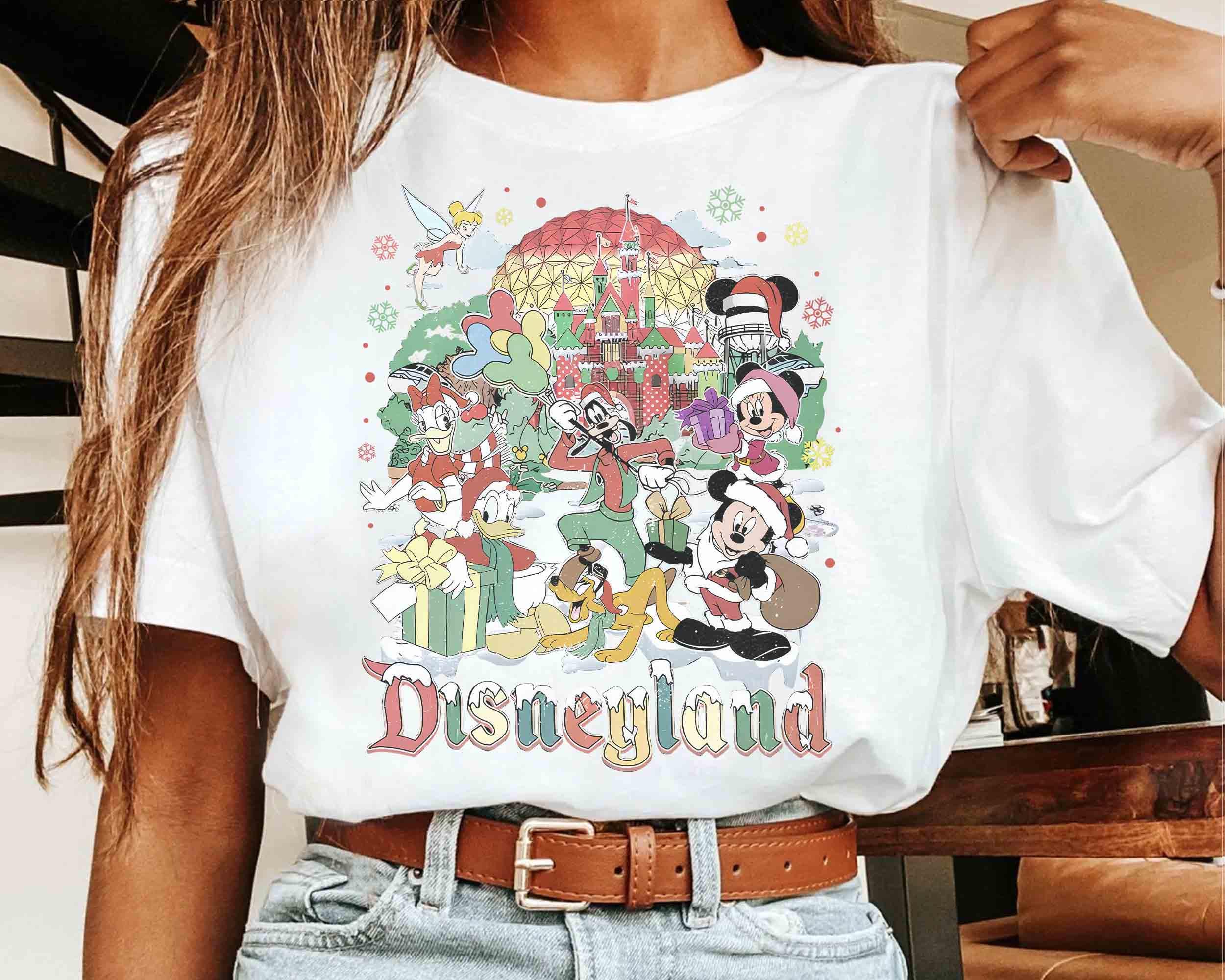 

Comfort Color Vintage Mickey And Friends Disney Christmas Shirt Disneyland Christmas Tshirt Mickey Xmas Magic Kingdom S