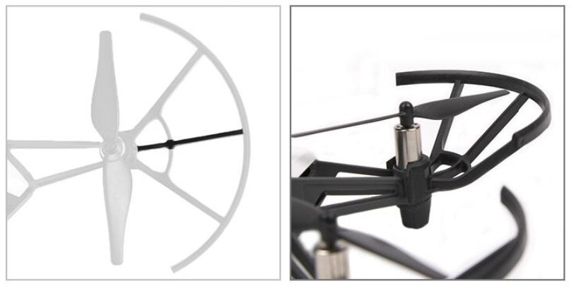 Propeller Guards - DJI Ryze Tello Set - 4 Pcs. Black