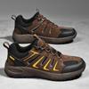 2025 Men's Non-Slip Hiking Shoes - Outdoor Mountaineering & Camping, Thick Sole, Breathable, Casual, Large Sizes