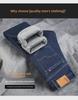 Jean élastique ample bleu clair doublé de velours pour homme