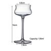 4PCS 140ml Cocktail Glasses, Whisky Glasses  Goblet Glass Set of 4