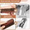3pcs Horsehair Shoe Brush Kit for Leather Boots Suede Cleaning Polish and Shine with Microfiber Cloth Household Cleaning Tools