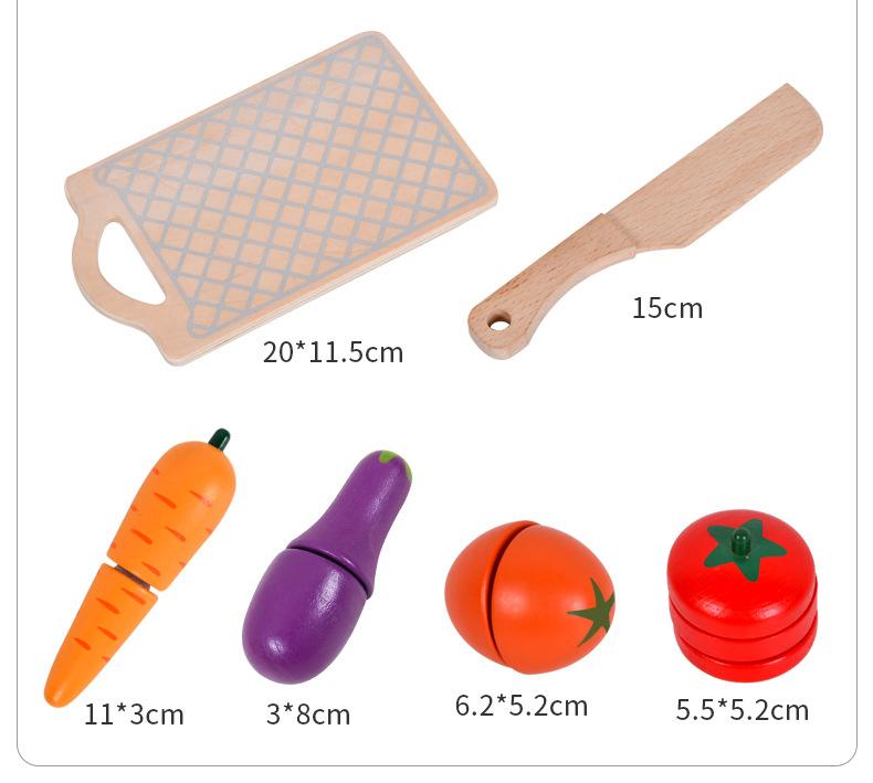 BABIBO Children's Wooden Play Kitchen Toys/boys And Girls Gift Simulation Kitchenware/kindergarten Simulation Cooking Toys