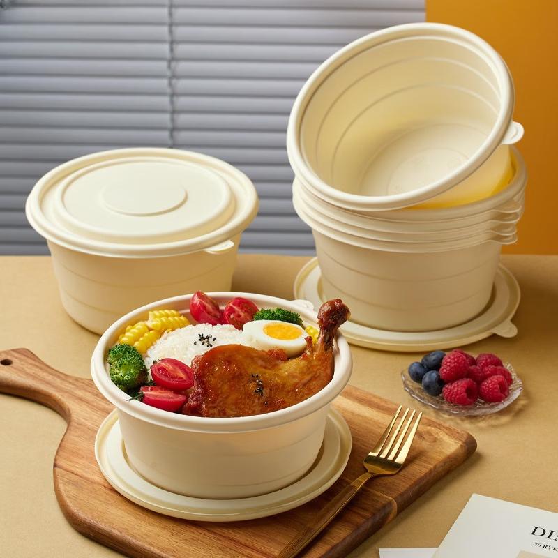 Disposable 5-Compartment Meal Containers