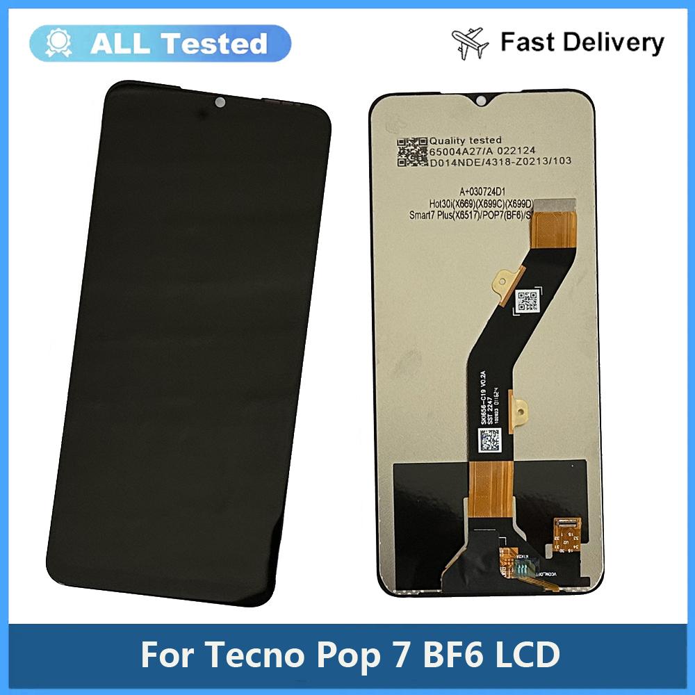 Полный модуль LCD-экрана и сенсорного стекла для Tecno Pop 7 BF6