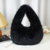New imitation fox hair Korean version of cute fashion dumpling bag Internet celebrity trend
